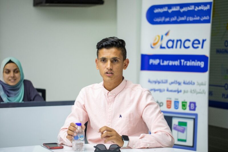 Amr has participated in the e-Lancer project in Gaza.